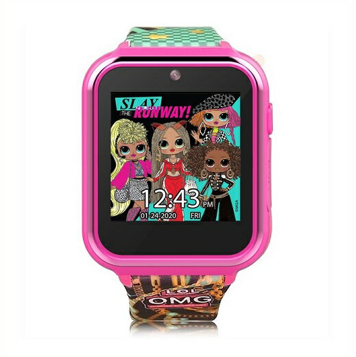 キッズ タッチスクリーン L O L スマートウォッチ Surprise サプライズ Interactive ピンク L O L Omg Smartwatch Kids L O L タッチスクリーン Smartwatch Lol4316omg おもちゃ 時計 カメラ 自撮り セルフィー 女の子用 プレゼント Lolサプライズ ａｊマート