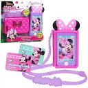 【ディズニージュニア】 ミニーマウス おもちゃのスマホ Minnie Mouse Disney Junior Chat with Me Cell Phone Set ミニーマウスのおもちゃのスマートフォンです。 ・携帯電話は、ミニーマウスの特徴である特大のリボンと耳を備えています。 ・ミニーマウスのおもちゃのクレジットカードが付属しています。 ・ライトとリアルな電話の音 (音声は英語となります） ・クロスボディ用ストラップ ・外出先での楽しみに最適です。 ・LR44電池×3個（テスト電池付属）が必要です。 対象年齢：3歳以上 【ご注意】輸入品につき、本商品に関する表記は全て英語で 和訳は付属しませんことをご了承ください。 輸入品の為、パッケージに小キズ、擦れ等ある場合がございます。 予めご了承の程宜しくお願い致します。