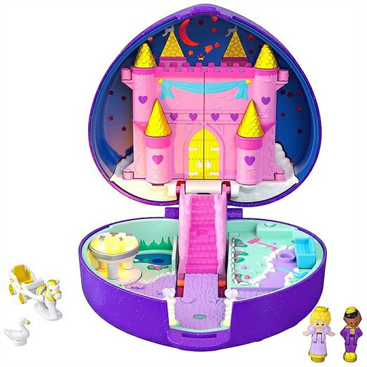 Polly Pocket ポーリーポケット スターライトキャッスル コンパクト フィギュア/キャラクター/おもちゃ/クリスマス/誕生日/Keepsake Collection Starlight Castle Compact