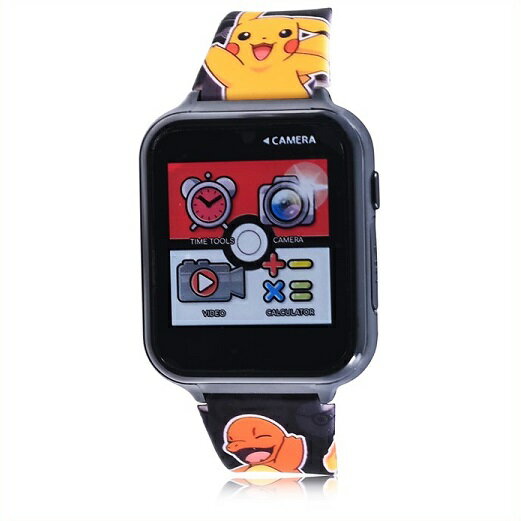 【Pokemon】ポケモン タッチスクリーン スマートウォッチ ピカチュウ/Touch-Screen Smartwatch POK4338W/おもちゃ/時計/カメラ/自撮り/セルフィー/男の子用/プレゼント/のサムネイル