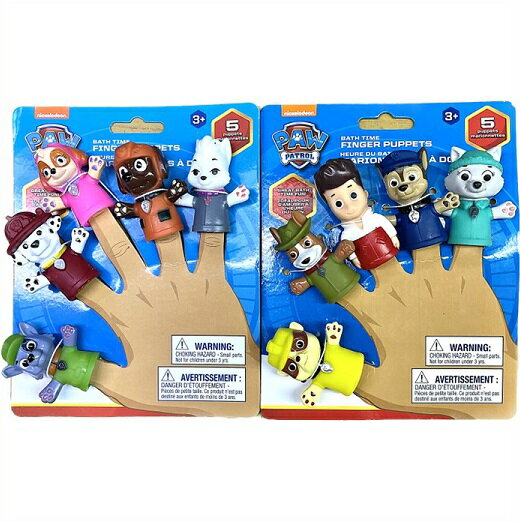 Paw Patrol Finger Puppets パウパトロール 指人形 10個セット フィンガーパペット/人形/フィギュア/知育玩具/お風呂/バストイ/キャラクター