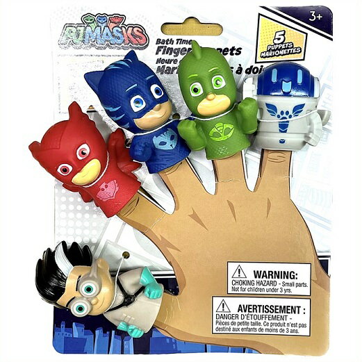 PJ Masks Finger Puppets しゅつどう！パジャマスク 指人形 5個セット フィンガーパペット/人形/フィギュア/知育玩具…