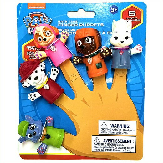 Paw Patrol Finger Puppets パウパトロール 指人形 5個セット フィンガーパペット/マーシャル/スカイ/ズーマ/ロッキー/人形/フィギュア..