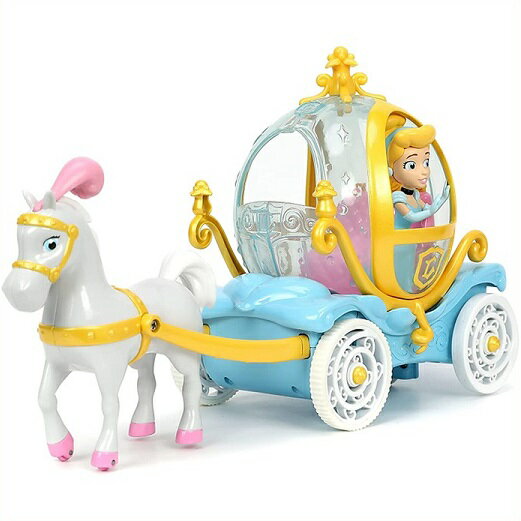 【Jada Toys/ジェイダトイズ】 Disney Princess ディズニープリンセス シンデレラの馬車 ラジコン リモコンカー/RCカー/おもちゃ/クリスマス/誕生日/女の子/フィギュア/