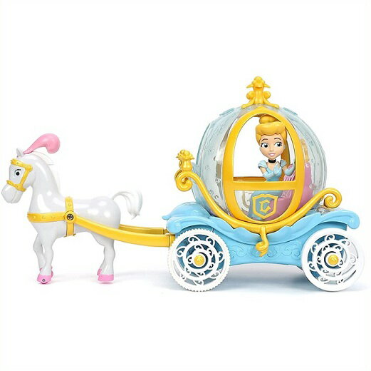 【Jada Toys/ジェイダトイズ】 Disney Princess ディズニープリンセス シンデレラの馬車 ラジコン リモコンカー/RCカー/おもちゃ/クリスマス/誕生日/女の子/フィギュア/