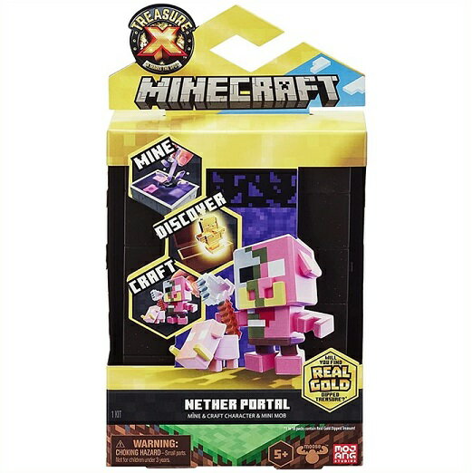 【Treasure X】 トレジャーX Minecraft. Mine, Discover & Craft マインクラフト マイン ディスカバー＆クラフト サプライズ/フィギュア/マイクラ/おもちゃ/人形/男の子用/プレゼント