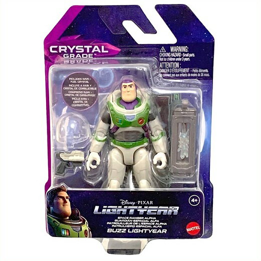 【Disney Pixar Lightyear】 ディズニー ピクサー ライトイヤー クリスタルグレード スペースレンジャー バズライトイヤー 5インチアクションフィギュア 映画/ムービー/マテル/Toy Story/Buzz Lightyear