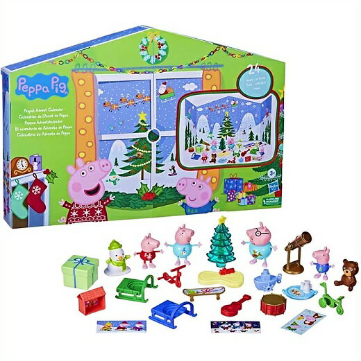 おもちゃのアドベントカレンダー Peppa Pig Peppa’s Advent Calendar ペッパピッグ ペッパのアドベントカレンダー フィギュア/キャラクター/おもちゃクリスマス/誕生日/カウントダウン