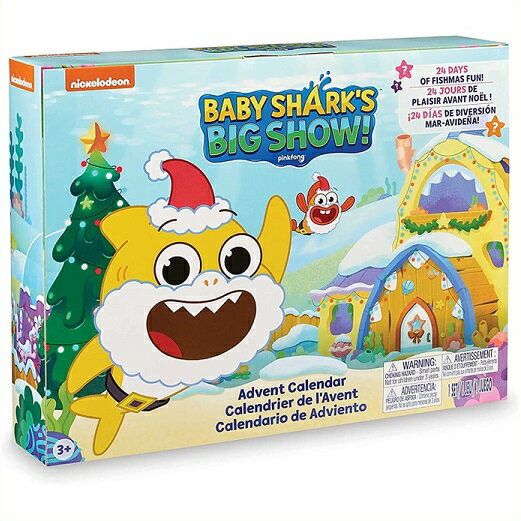 おもちゃのアドベントカレンダー Baby Shark ベビーシャーク アドベントカレンダー おもちゃ/プレゼント/ベイビーシャーク/さめのかぞく/フィギュア/クリスマス/カウントダウン