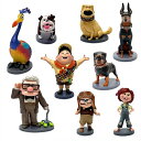 US ディズニーストア 公式 カールじいさんの空飛ぶ家 9P フィギュアセット Up Deluxe Figure Play Set/誕生日/クリスマス/プレゼント/フィギュア