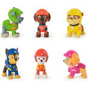 【Paw Patrol パウパトロール】 レスキューホイール 限定フィギュア 6体セット チェイス、マーシャル、スカイ、ラブル、ロッキー、ズーマ/おもちゃ/プレ...