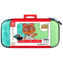 【Nintendo Switch Switch Lite 兼用】 ニンテンドー スイッチ＆スイッチライト兼用 スリムデラックストラベルケース あつまれ どうぶつの森 たぬきち PDP/任天堂/スウィッチ/キャリングケース/ポーチ/