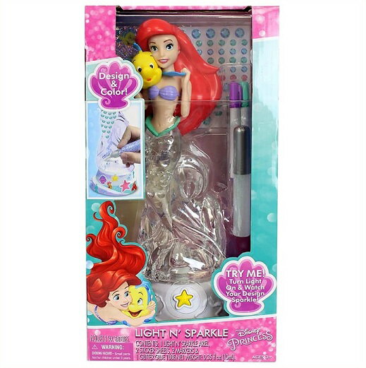 Disney ǥˡץ󥻥 饤 N' ѡ ꥨ Princess Light N' Sparkle Ariel ȥޡᥤ/ͷ/ե奢//λ/ꥹޥ ץ쥼