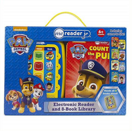 楽天AJマート【Paw patrol】 パウパトロール ミーリーダー ジュニア Me Reader Electronic Reader Jr. 8-Book Library 絵本8冊セット 英語の自動再生付き 英語絵本