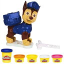 【Paw patrol】 パウパトロール Play-Doh プレイドー フィギュアと小麦粘土5色のセット Rescue Ready Chase 1834 チェイス/型押し/ポリスカー