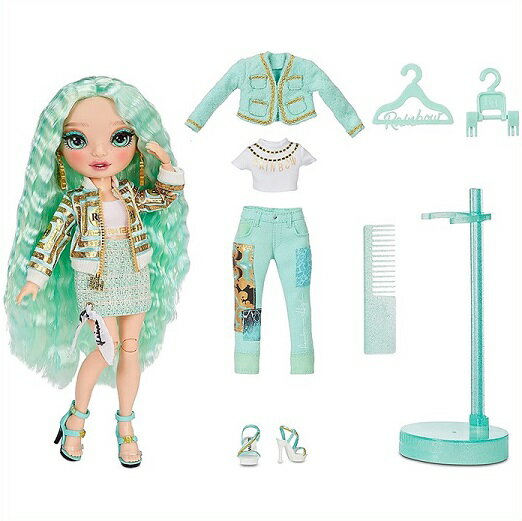 【RainbowHigh】レインボーハイダフネ・ミントンミント(ライトグリーン)ファッションドールサプライズ/おもちゃ/女の子用/プレゼント/lol/プープシー