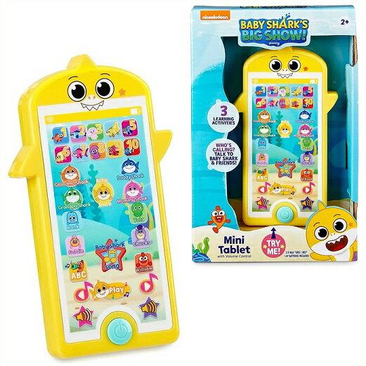 携帯電話・おもちゃスマホ 【WowWee】Pinkfong ベビーシャーク ミニタブレット スマートフォン/おもちゃ/携帯電話/ピンキッツ/ピンクフォン/ピンクポン/ベイビーシャーク/さめのかぞく/Baby Shark