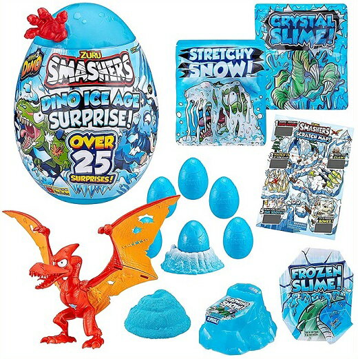  スマッシャーズ ディノ アイスエイジ サプライズエッグ プテロダクティルス Smashers Dino Ice Age Surprise Egg Pterodactyl 恐竜/フィギュア/スライム/おもちゃ/