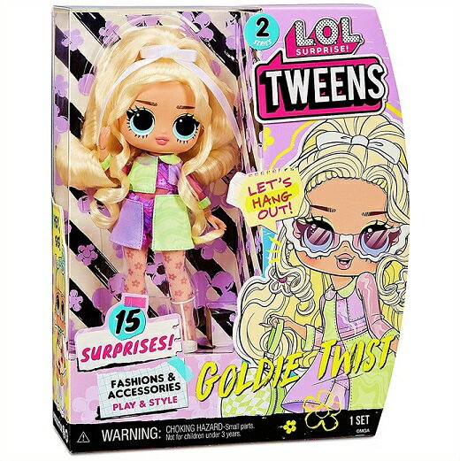 yL.O.L. Surprise! z LOLTvCY gDC[Y V[Y2 t@bVh[ S[fBEcCXg Tweens Fashion Doll series2 Goldie Twist eB[Y//l`/LOL TvCY/lolTvCY