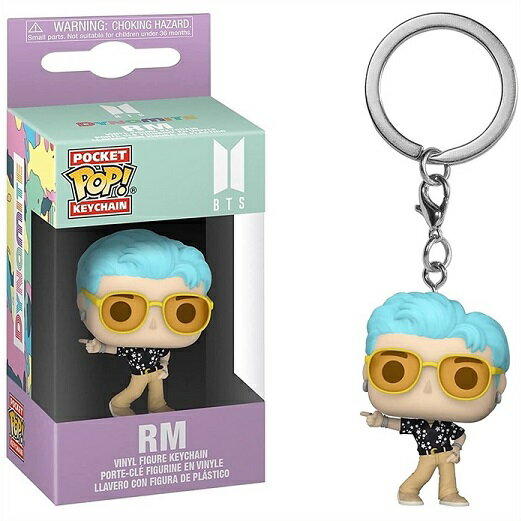 【Funko/ファンコ】 BTS ダイナマイト RM キーホルダー Funko POP Keychain: BTS S2 - Dynamite - RM キーチェーンフィギュア/アールエム