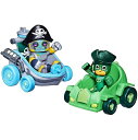 しゅつどう!パジャマスク パイレーツ パワーゲッコー VS パイレーツロボット バトルレーサーズ PJ Masks Pirate Power Gekko vs Pirate Robot Battle Racers フィギュア/誕生日/クリスマス/プレゼント/おもちゃ(3)
