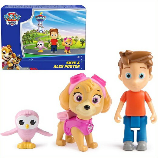 Rakuten - 【Paw Patrol】 パウパトロール スカイ＆アレックス・ポーター フィギュアパック リル・フーティー フィギュア付き/フクロウ/おもちゃ/プレゼント/フィギュア