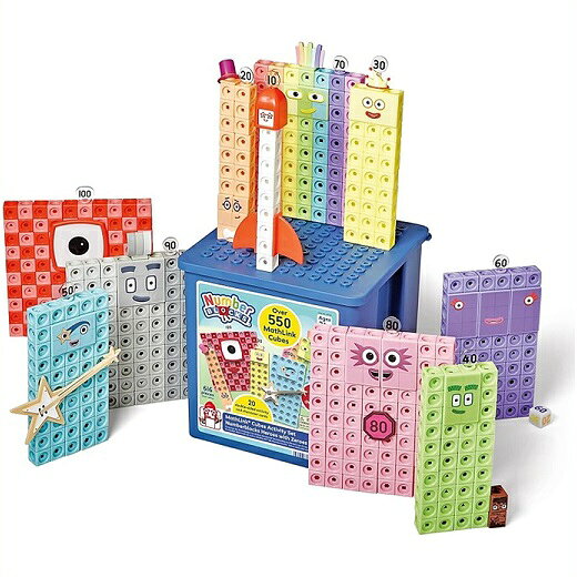 AJマートの【Numberblocks】 ナンバーブロックス ゼロのヒーロー 数学リンクキューブ アクティビティセット/ボックス/数字ゲーム/算数教材/幼稚園/クリスマス/プレゼント/知育玩具｜アングル2