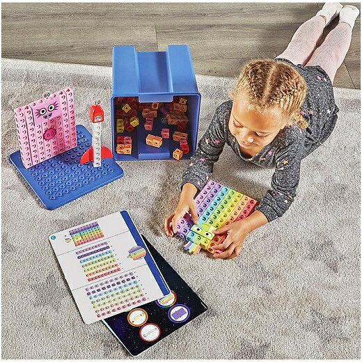 AJマートの【Numberblocks】 ナンバーブロックス ゼロのヒーロー 数学リンクキューブ アクティビティセット/ボックス/数字ゲーム/算数教材/幼稚園/クリスマス/プレゼント/知育玩具｜アングル3