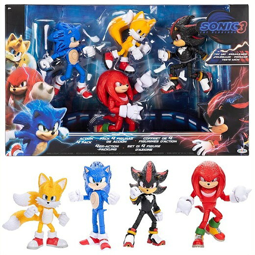 レア✨ソニック、テイルス、ナックルズセット ほかにも、スーパー・テイルスとスーパー・ナックルズを実写で見たら