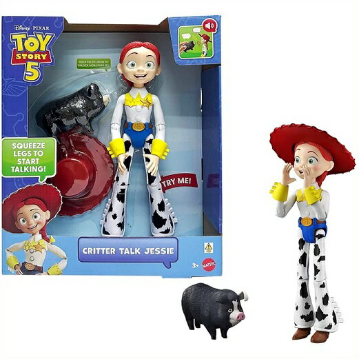 [Disney Pixar] Toy Story5 토이 스토리 5 크리터 토크 제시 12 인치 이동 액션 피규어 & 지미 딘 / 인형 / 피규어 / 마텔