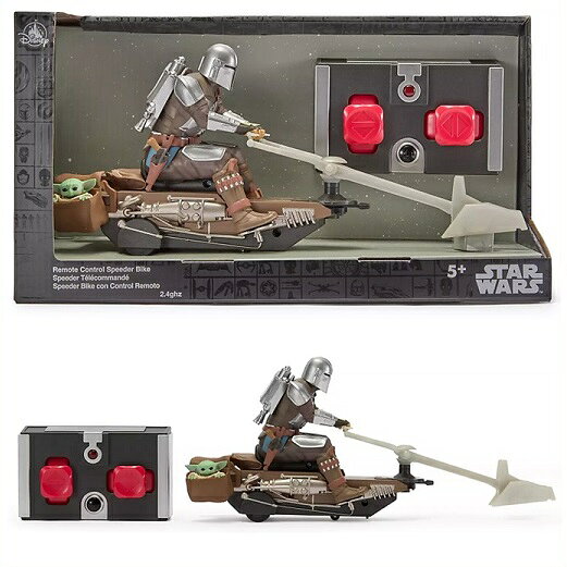 Rakuten - 【STAR WARS スターウォーズ】 マンダロリアン＆グローグー スピーダーバイク ラジコン リモートコントロール/RC/US ディズニー公式/The Mandalorian/キャラクター