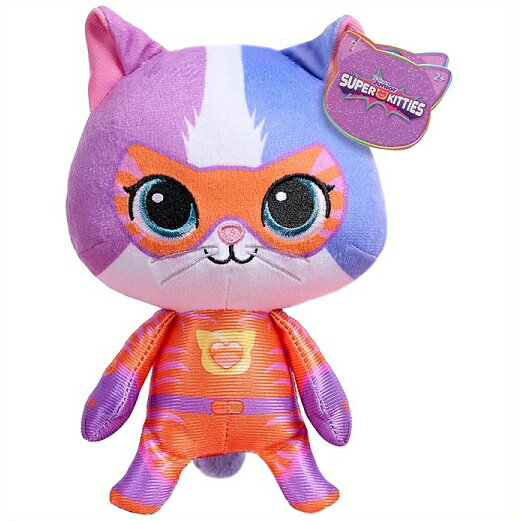 Rakuten - 【Disney Junior Super Kitties】 ディズニー ジュニア スーパーキティー スーパーワイルド バディ ぬいぐるみ 19cm/おもちゃ/プレゼント/Just Play/スーパー キティ/Buddy