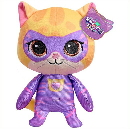樂天商城 - 【Disney Junior Super Kitties】 ディズニー ジュニア スーパーキティー スーパーワイルド スパークス ぬいぐるみ 18cm/おもちゃ/プレゼント/Just Play/スーパー キティ/Sparks