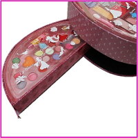 【Disney】ディズニープリンセスコスメティックケースキッズ用コスメセットビューティーメイクアップセットバッグ化粧品リップネイルお化粧セット子供用女の子用プレゼントクリスマスハート型