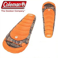 【 Coleman 】 コールマン 寝袋 リアルツリー マミー型 シュラフ 寒冷地仕様 カモマミー CAMO MUMMY -17.8℃まで対応 スリーピングバッグ キャンプ アウトドア コールマン寝袋