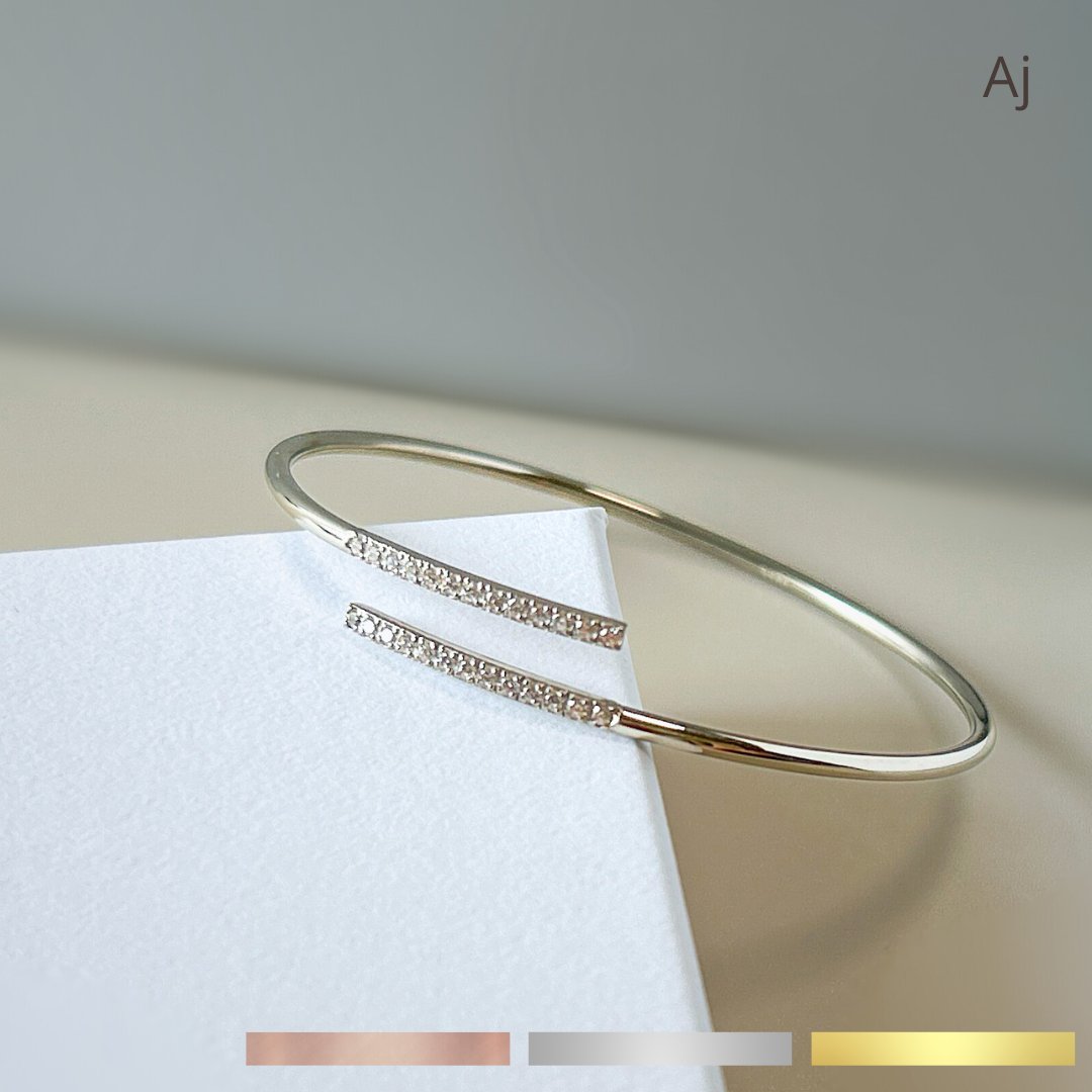 クーポンでOFF【軽くて艶やか】バングル SS316L ステンレス サージカル ホワイトゴールド色 イエローゴールド色 ピンクゴールド色 ブレスレット 大人 お...