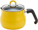 和平フレイズ マルチポット Mサイズ 14cm 2.2L (1~2人用) イエロー IH対応 ご飯鍋 ミルクパン 揚げ鍋 ふっ素樹脂加工 トゥーメイ To May 一人暮らし 新生活 SRA-9471(3)