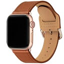 LOVLEOP バンド コンパチブル Apple Watch バンド 42mm 44mm 45mm 49mm，トップレザー交換用ストラップ ，のために適したiWatch Series 8/7/6/5/4/3/2/1/SE/Ultra全機種に対応(42m