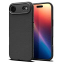 Spigen 創業18年の技術力 iPhone Air 米軍MIL規格 ストラップホール マット TPU バンパー 耐衝撃 リキッド エア (マット ブラック) ACS09922(2)