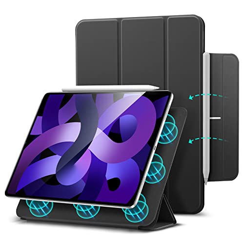 ESR iPad Air 5 ケース 2022 (第5世代) マグネットケース iPad Air 4 ケース 2020 iPad Pro 11 ケース 2018 磁気吸着 オートスリープ/ウェイク対応 Pencil 2対応 スリム 手触り快適 カバー