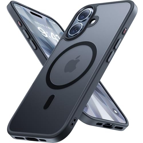 Rakuten - Miracase iphone 17 ケース Magsafe対応 MIL米軍規格 iphone17 ケース 耐衝撃あいふおん17ケース、傷防止、落下耐性、指紋防止、黄ばみ防止、放熱、ストラップホール付き、薄くて肌に優しいデザイン、金属ボタン、マット、フ