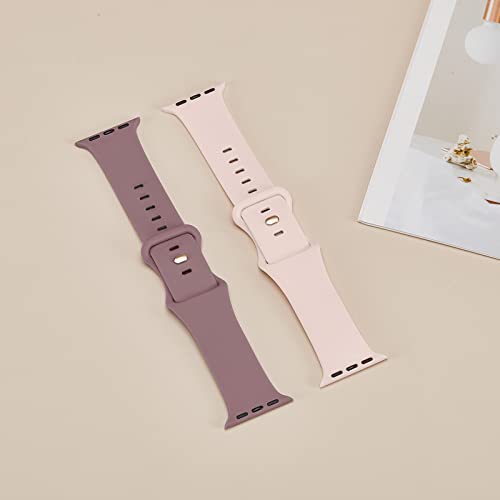 AJ WORKS SHOPのAdepoy コンパチブル Apple Watch バンド 41mm 40mm 38mm アップルウォッチ バンド シリコン製 スポーツバンド iwatch Series 8/7/SE/6/5/4/3/2/1 交換ベルト 通気 柔らかい 防水 耐衝撃｜アングル3