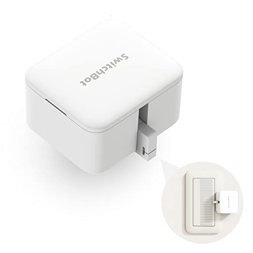 SwitchBot スイッチボット スイッチ ボタンに適用 指ロボット スマートホーム ワイヤレス タイマー スマホで遠隔操作 Alexa, Google Home, Siri, IFTTTなどに対応 ハブ必要