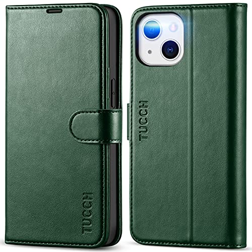 樂天商城 - TUCCH iPhone 13 手帳型 ケース iPhone 13ケース 高級PU合皮 カードポケット RFIDブロッキング 横置きスタンド機能 衝撃吸収 マグネット内蔵 アイフォン13手帳ケース スマホケース(iPhone 13 5G 2021年