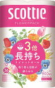 スコッティ フラワーパック 3倍長持ち トイレット12ロール 75mダブル