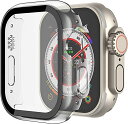 ULOE Ή Apple Watch Ultra 49mm p P[X, ΉAbvEHb` Ultra 49mm یJo[ ^ ߗ h~ KXtB ̌^ PCfޑSʕی NA