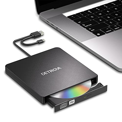 DETROVA DVDhCu Ot OtDVD/CDhCu DVDR CD/DVD-RvC[ USB3.0Type-CpP[u Window/Linux/Mac OSΉ ǂݏo G[Z TYPE-CRlN^[t ii