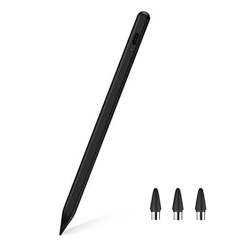 全機種対応 スタイラスペン KINGONE タッチペン iPad/スマホ/タブレット/iPhone対応 たっちぺん 極細 超高感度 磁気吸着機能対応 ipad ペン USB充電式 スマホ ペン
