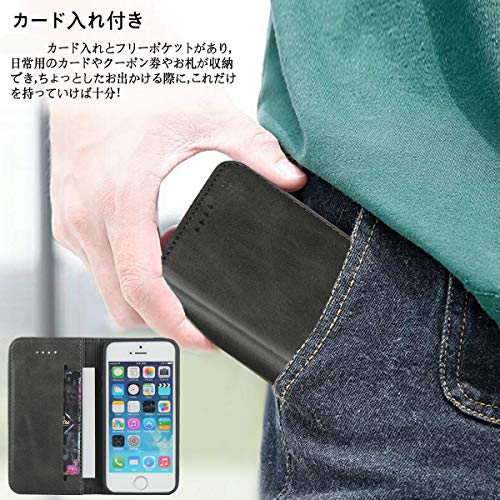 iPhone 5 ケース 手帳型 iPhone5s iPhone5 iPhoneSE 第一世代 2016版 SE 第1世代 ...