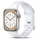 Apple Watch バンド 41mm 40mm 38mm アップルウォッチ バンド iWatch Series 8 7 6 5 4 3 2 1 SE に対応 シリコン製 スポーツバンド 交換ベルト 柔らかい 通気 男性 レディース